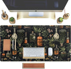 Black Aesthetics Desk Mat Mouse Pad Large Gaming Mouse Pad Desk Pad Mousepad - Image 4