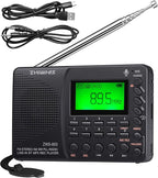 ZHIWHIS Portable Bluetooth Radio, FM AM Shortwave Radios by ZHIWHIS