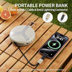 Vivilumens Power Bank Portable Charger 10, 000mAh Retractable 25.5 in Built-in - Image 2