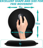 TONOS Ergonomic Mouse Pad, Comfortable Mousepad - Image 3