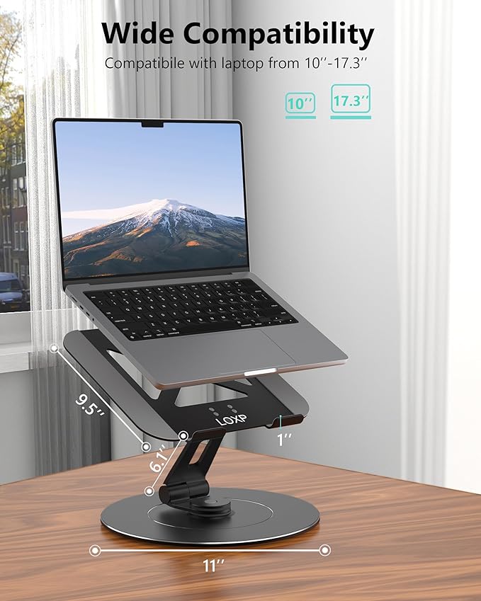 Ultra-Stable Swivel Laptop Stand - Image 5