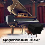 Grand Piano Keyboard Dust Cover, Music Stretchy Dirt Proof Keyboard Cover - Image 5