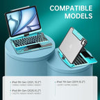 GUSGU Transparent Case with Wireless Keyboard - Image 2