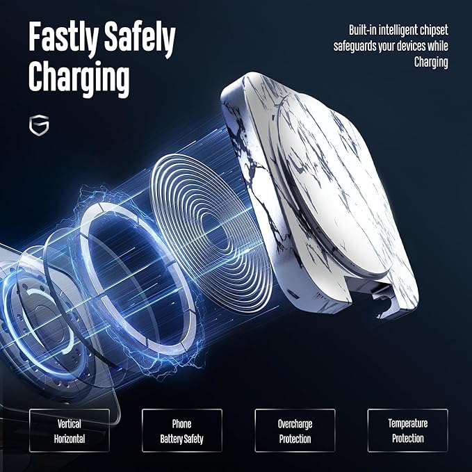 Fast Wireless Charger, Magnetic Foldable 3 in 1 Charging Station - Image 6