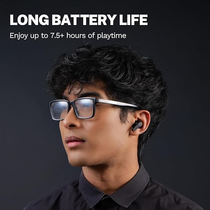 JLab Go Pods ANC True Wireless Bluetooth Earbuds & Charging Case, Hybrid Active - Image 2