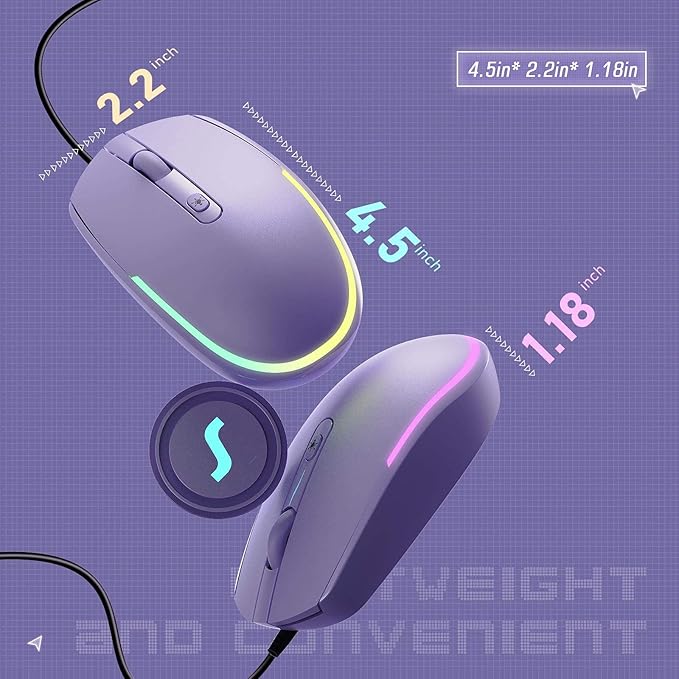 Seenda Wired Mouse - Image 5