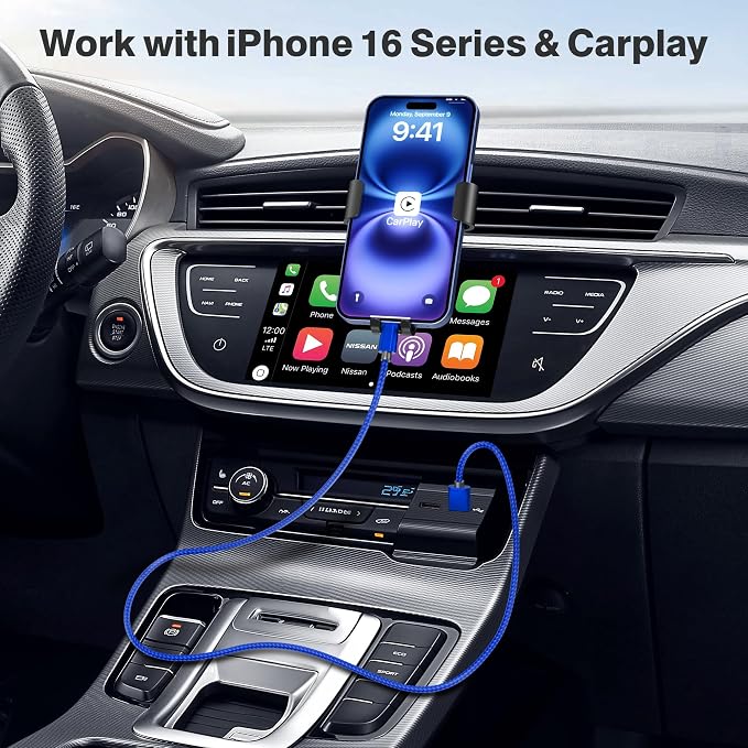 Elebase for iPhone 16 Car Charger Cable 1.5/3.3/6.6FT 3 Pack, Type C Charging - Image 2