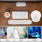MOSISO Wrist Rest Support for Mouse Pad&Keyboard Set, Circle Curved Ergonomic - Image 6