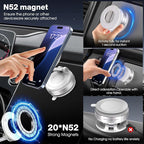 Vacuum Magnetic Suction Phone Holder, Foldable and Retractable Hands-Free - Image 3