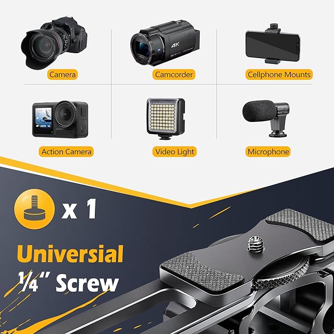 Zeadio Camera Video Rig Cage, Aluminum Filmmaking Movie Making Kit - Image 5