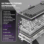 YUNZII B75 PRO Wireless Mechanical Keyboard, 75% Layout - Image 4
