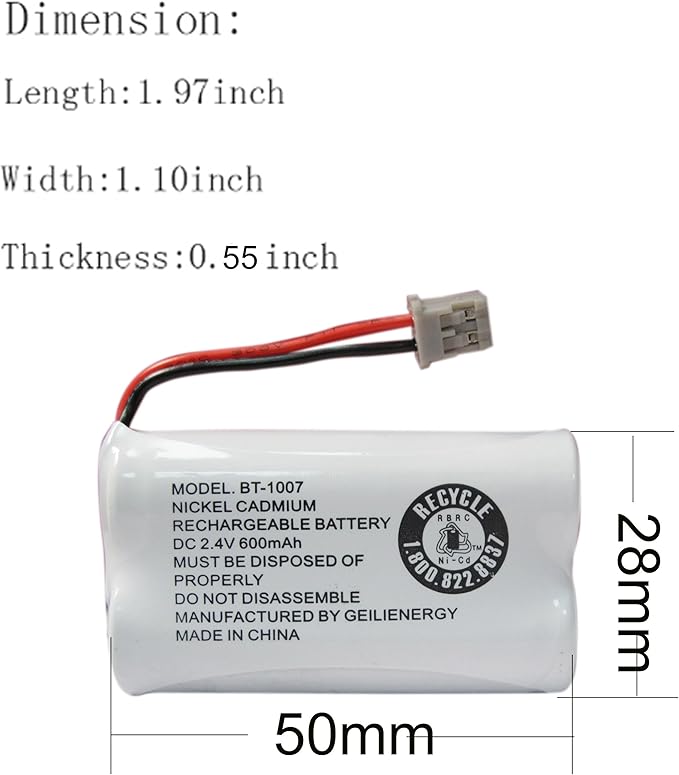 GEILIENERGY BT1007 BT-1007 BBTY0651101 Battery Compatible - Image 3