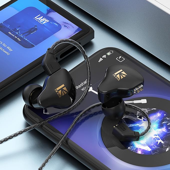 YINYOO KBEAR KS1 USB C Headphones Crystal Clear Sound Earphones, Type C Earphone - Image 5