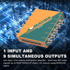 AVMATRIX SDI Splitter 1×9 Distribution Amplifier 3G/ HD/SD Supported DVB-ASI - Image 2