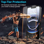 Mothca 2 Pack Matte Glass Screen Protector - Image 6