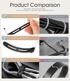 20Pcs Nearockle Reusable Cable Ties, Adjustable Silicone Cord Organizer Small - Image 3
