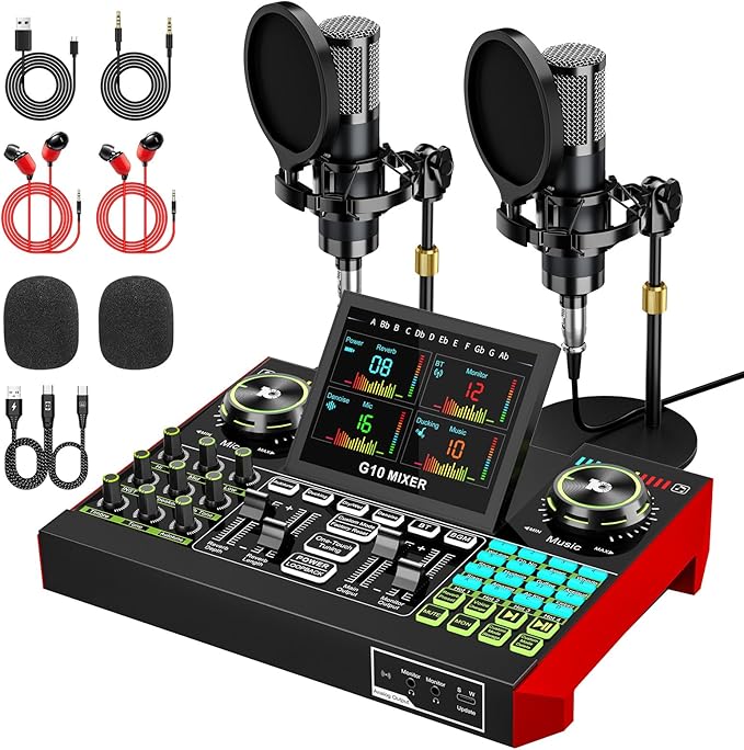 tenlamp G10 Podcast Equipment Bundle by tenlamp