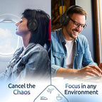 Active Noise Cancelling Headphones, Hi-Fi Stereo, 100H Playback Time, - Image 5