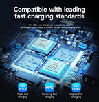 60W Car Charger USB C Fast Charge, Aluminum Dual Port Cigarette Lighter Adapter - Image 4