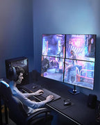 Quad Monitor Mount, Holds Screens up to 40 Inches and 25 lbs, Fully Adjustable - Image 6