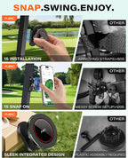 A2C Alloy Magnetic Golf Cart Phone Holder Compatible - Image 3