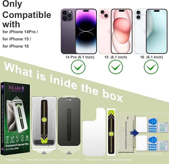 9H Tempered Glass, Anti-Glare, Full Coverage, Anti-Fingerprint, Auto Dust - Image 7