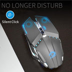 TENMOS T12 Wireless Gaming Mouse Rechargeable, 2.4G Silent Optical Wireless - Image 4