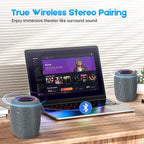 Portable Bluetooth Speaker, BT5.3 Wireless Speaker 20W Bass Diaphragms - Image 7