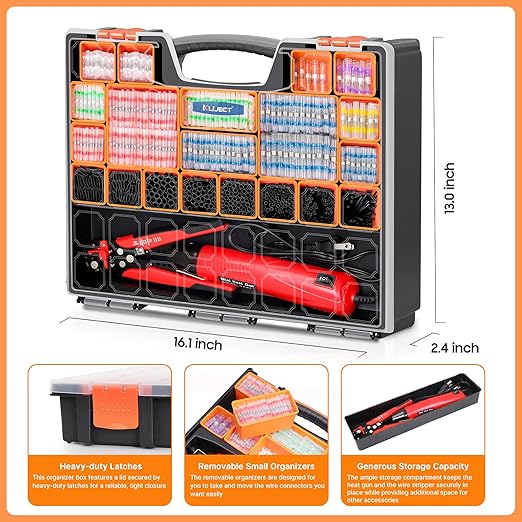 Ultimate All-in-One Heat Shrink Solder Seal Wire Connectors Kit – Wire Striper - Image 5