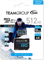 TEAMGROUP GO Card 512GB Micro SDXC UHS-I U3 V30 4K, R/W up to 100/90 MB/s - Image 8