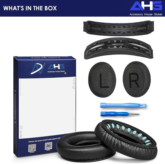 Replacement QC Ear Pad and Headband Pad Kit Cushion. Compatible - Image 9