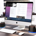 SW102 Computer Speakers, Deep Bass in Small Body, Stereo 2.0 USB Powered 3.5mm - Image 7
