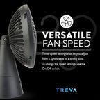 Treva 5 Inch Rechargeable Oscillating Fan - Image 6