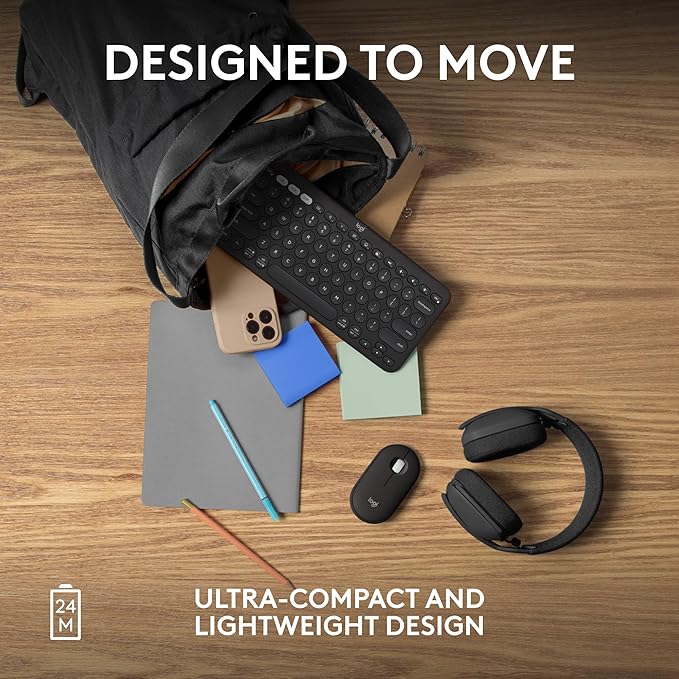 Logitech Pebble Mouse 2 M350s Slim Bluetooth Wireless Mouse, Lightweight - Image 7