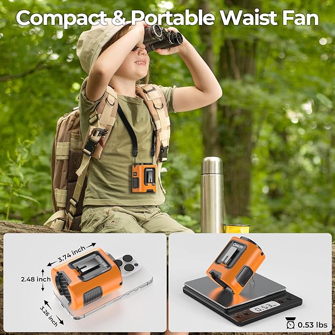Portable Mini Waist Fan - Image 6