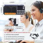 LETING Portable Mini USB FM Radio Speaker Music Player TF Card - Image 7