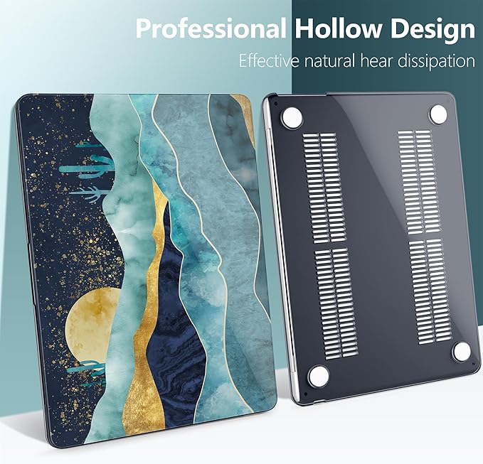 TWOLSKOO Compatible with M4 MacBook Air 13.6 inch Case 2025-2022 Release M4 - Image 5