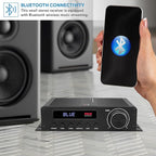 Pyle Wireless Bluetooth Home Audio Amplifier - 100W 5 Channel Home Theater - Image 6