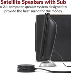 Cyber Acoustics CA-3908 2.1 Multimedia Speaker System - Image 4