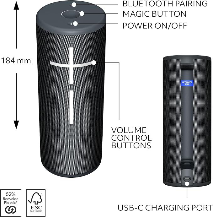 Ultimate Ears Boom 4 Portable Waterproof Bluetooth Speaker - Image 6