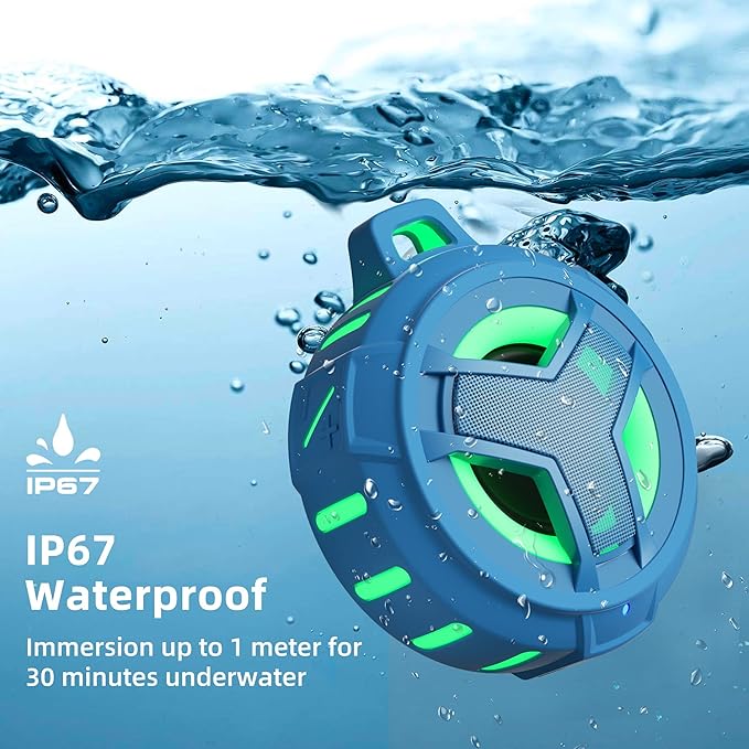EBODA Shower Bluetooth Waterproof Speaker, IPX7 Floating Portable Wireless - Image 2