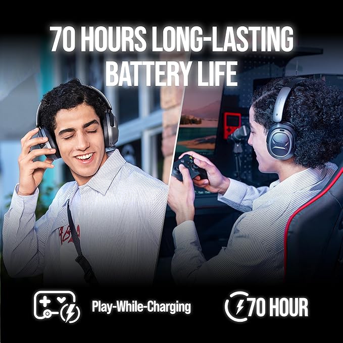 OXS Storm A2 Wireless Gaming Headset, Active Noise Cancellation, Over Ear - Image 5