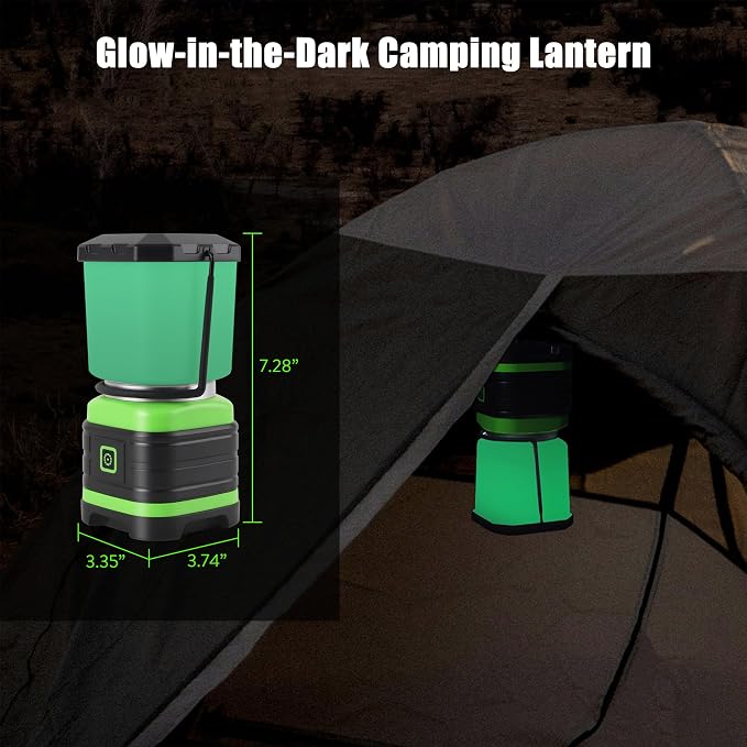 Lichamp LED Camping Lantern, Battery Powered LED Lights Camping Essentials - Image 3