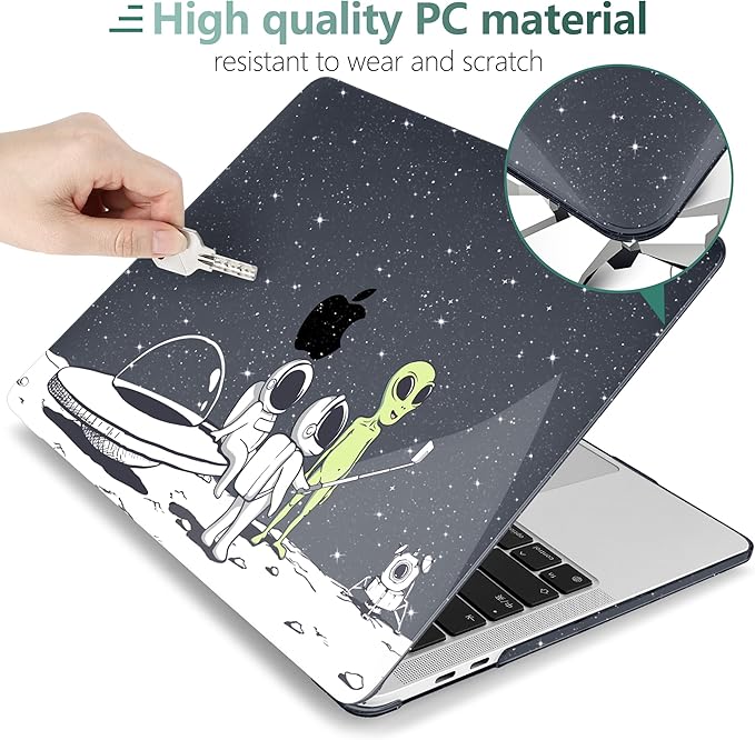 MEEgoodo Case for MacBook Pro 13 inch, Hard Shell Case - Image 3