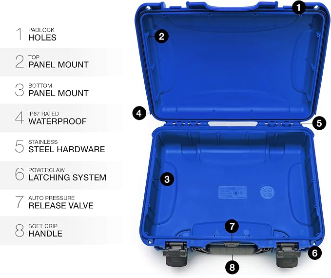 Nanuk 910 Waterproof Hard Case Empty - Image 6