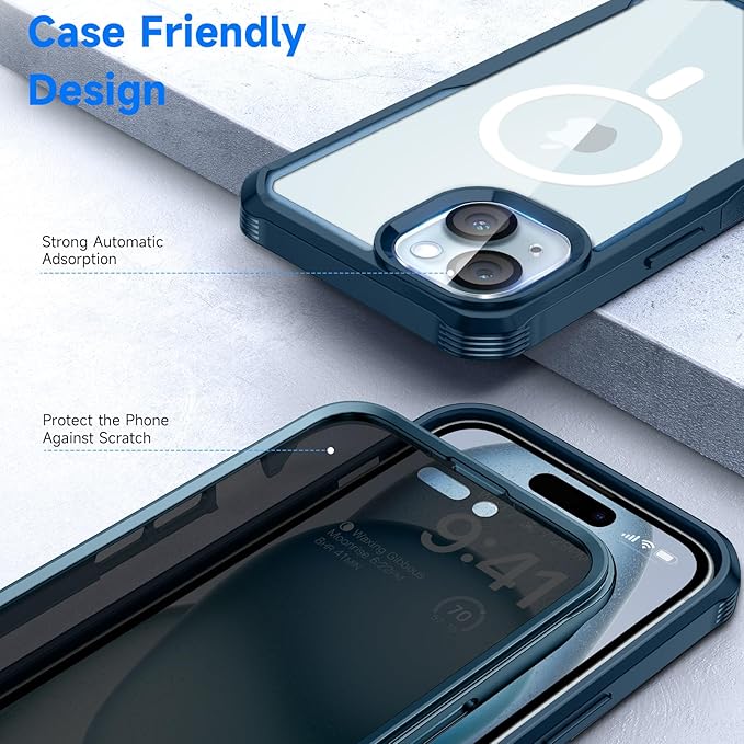 seacosmo for iPhone 15 Case, Full Body Bumper - Image 5