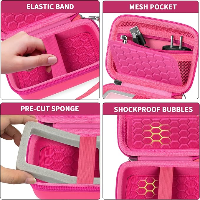 Carrying & Protective Case for Digital Camera, AbergBest 21 Mega Pixels 2.7" - Image 4
