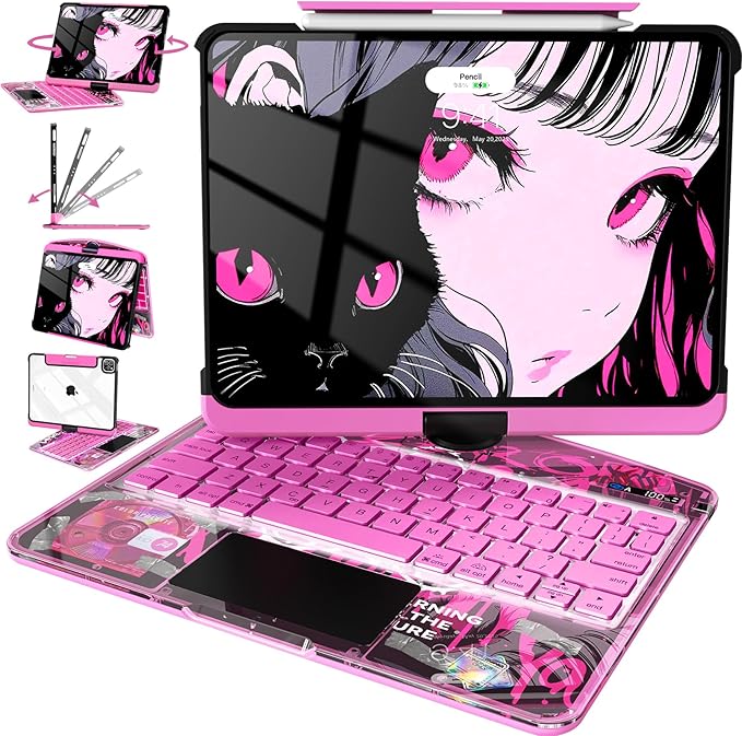 Intermerge Clear Keyboard Case for iPad Air 13" & Pro 12.9" by Intermerge