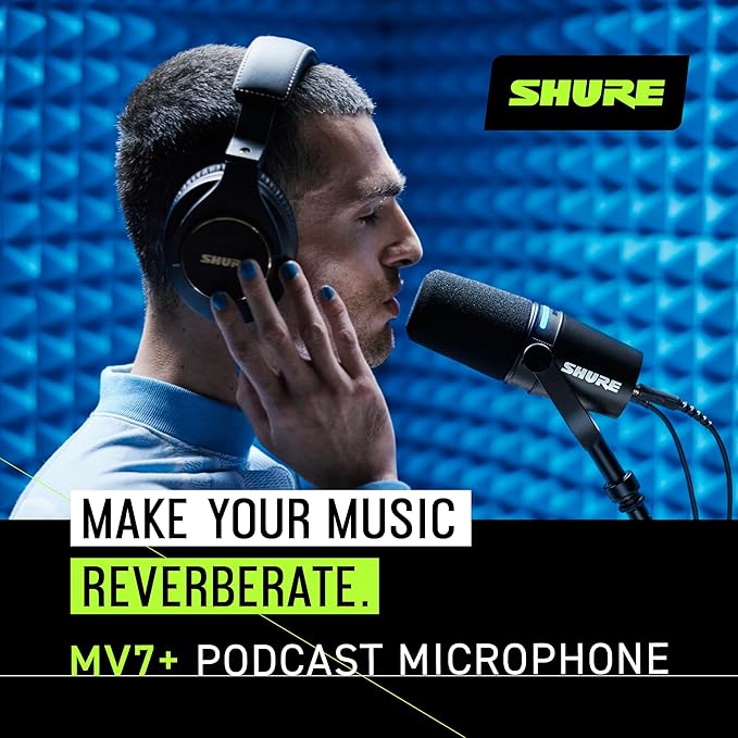 Shure MV7+ Dynamic Microphone – USB-C & XLR Podcast Mic - Image 4