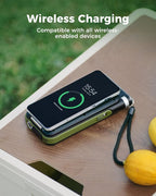 GOODaaa Solar Power Bank, 45800mAh Wireless Portable Charger Built-in Cables - Image 4